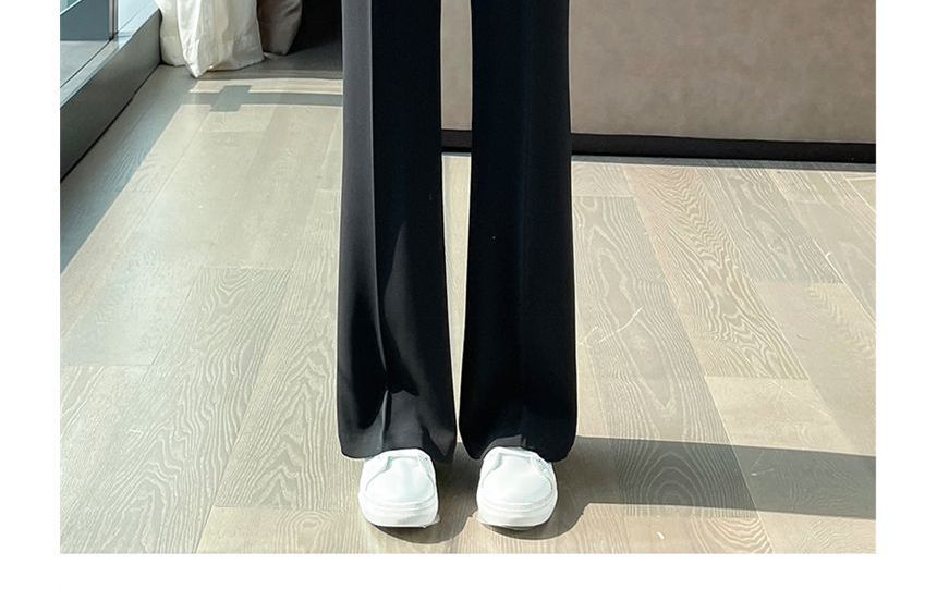 Designs) Pants High Flared (Various Rise Plain