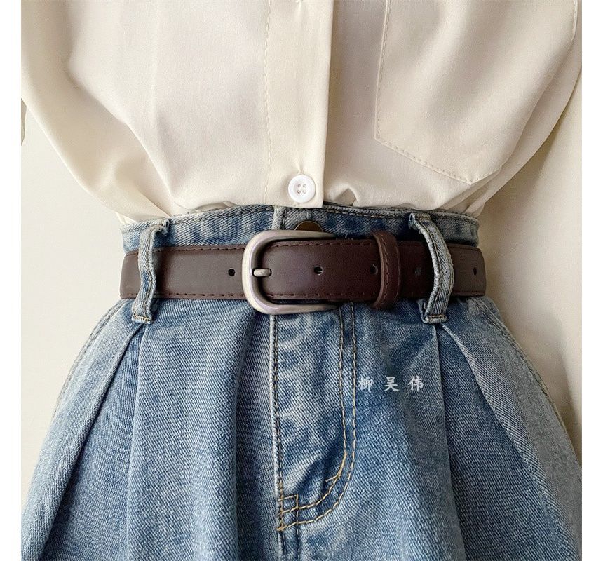 Faux Leather Belt / Set