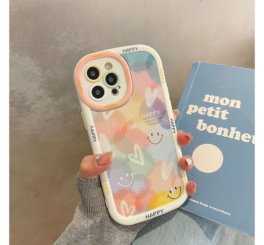 Case Heart Phone Smiley