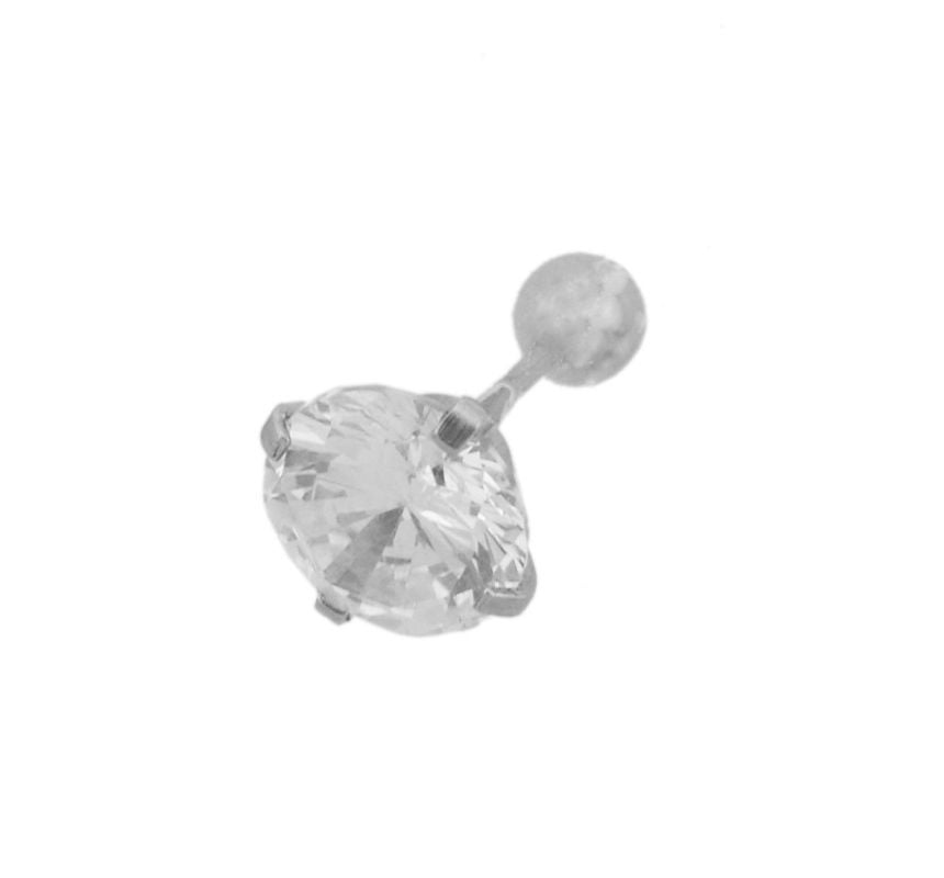 Rhinestone Stainless Steel Stud Earring (various designs)