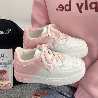 Ombre Platform Sneakers