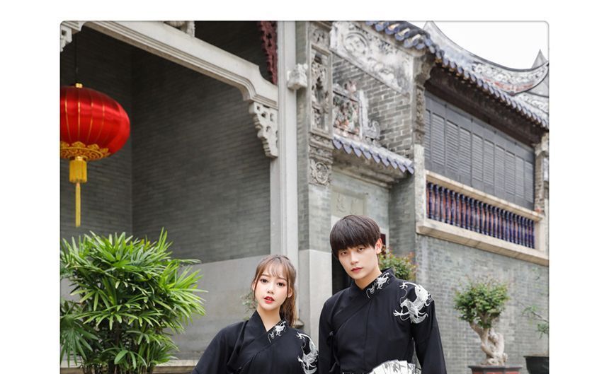 Couple Matching Traditional Chinese Embroidered Jacket / Top / Skirt / Set