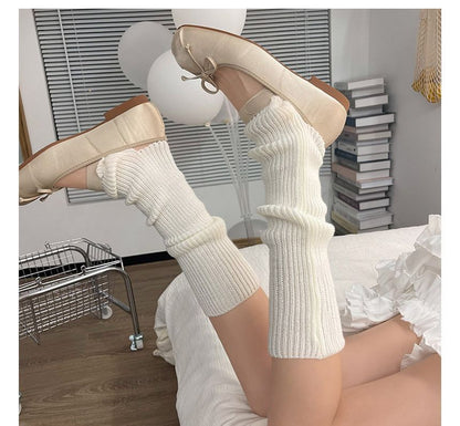 Ribbed Knit Leg Warmer