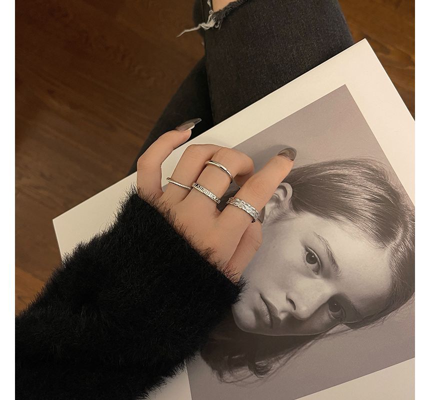 Set 4: Open of Alloy (various Ring designs)