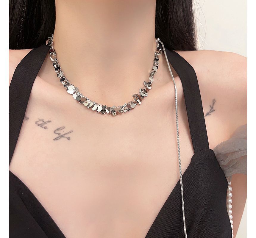 Choker Alloy Heart