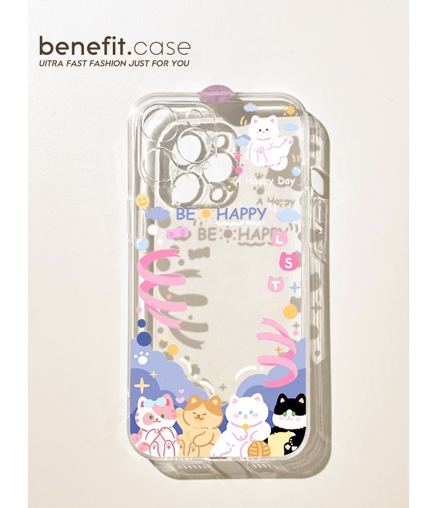 Phone Transparent Case Cat