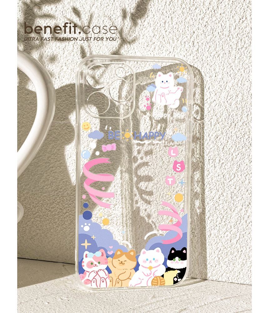 Phone Transparent Case Cat