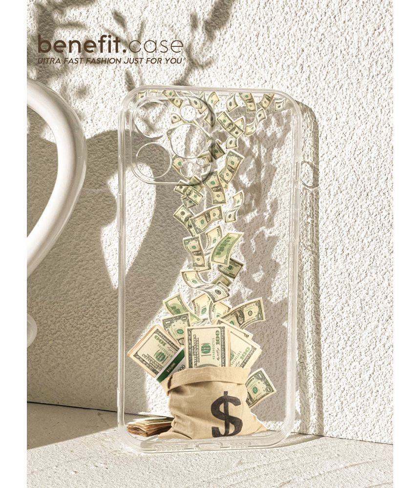Money Phone Case Transparent Bag