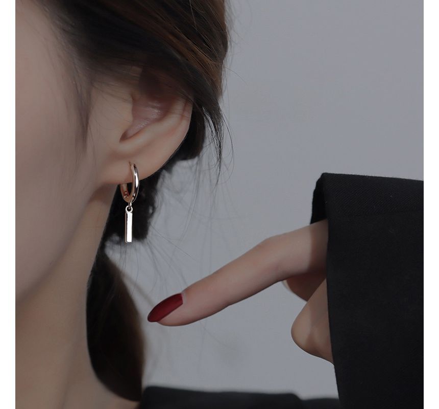 Bar Alloy Dangle Earring