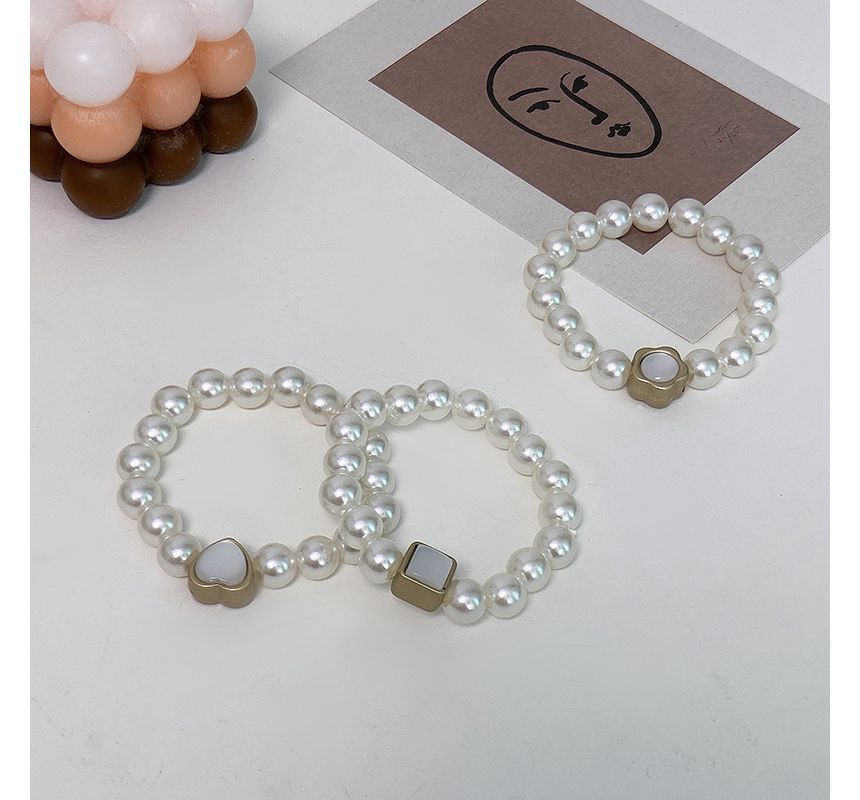 Tie Faux Hair Pearl