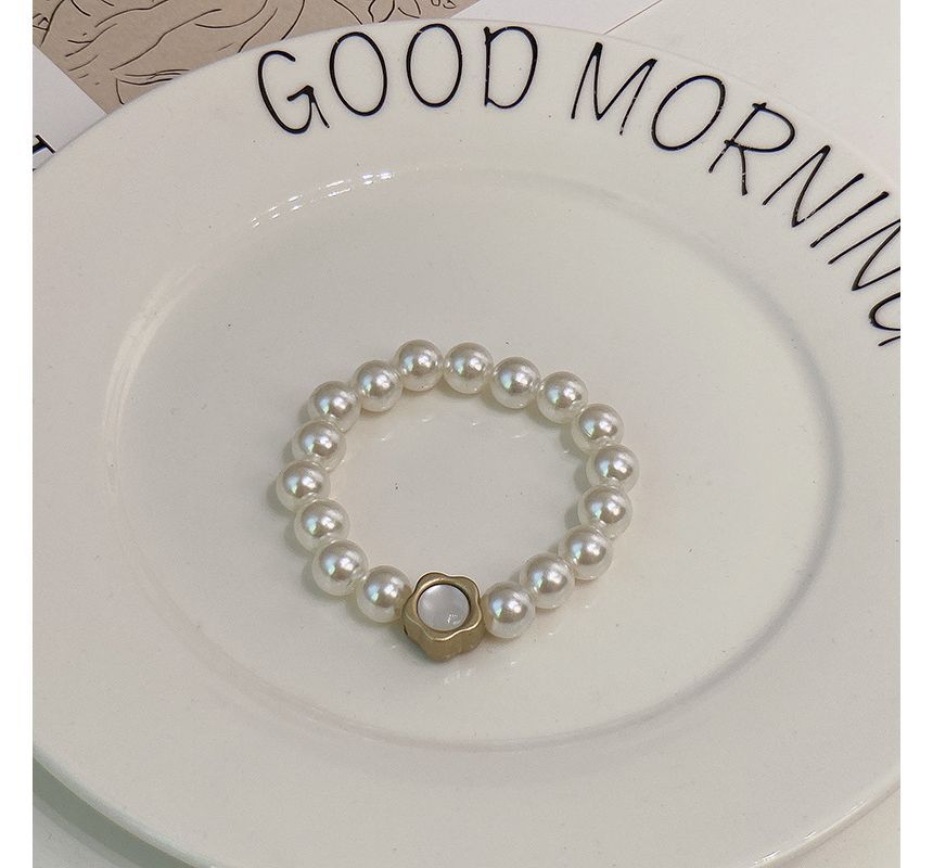 Tie Faux Hair Pearl