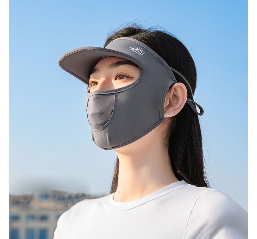 Face Brim Cover Plain Sun with Protection