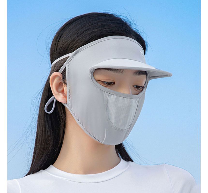 Face Brim Cover Plain Sun with Protection
