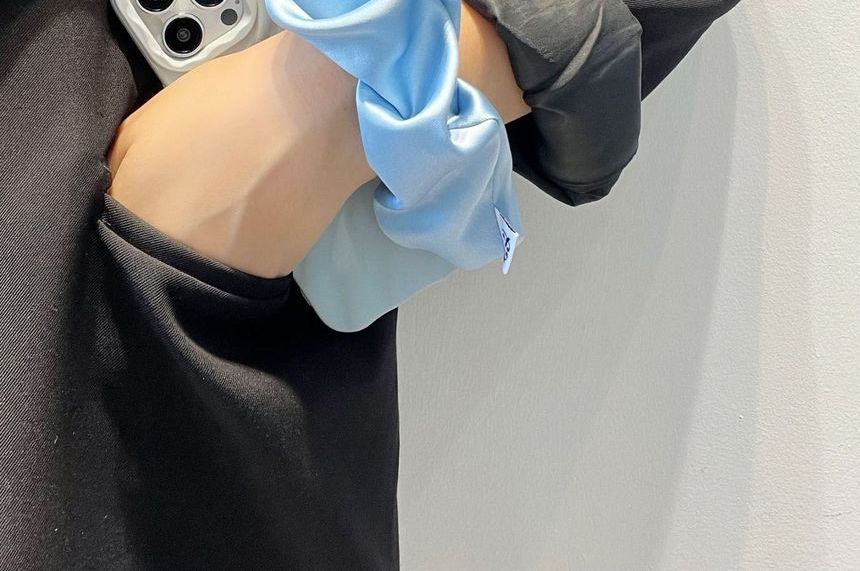 Case Shirred Strap Phone Fabric