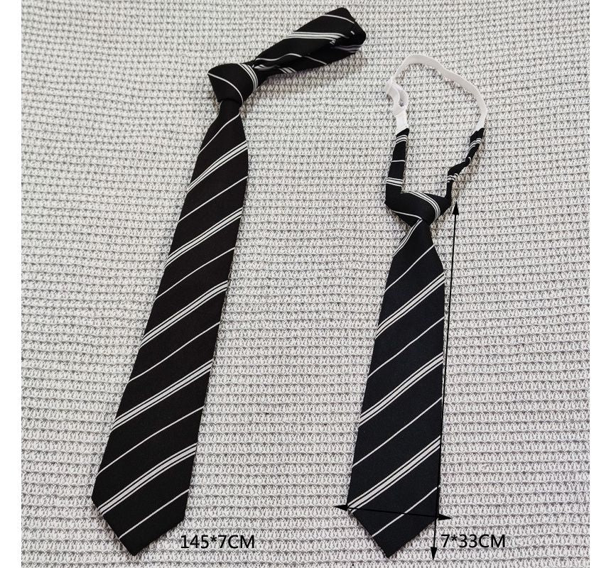 Striped Neck Tie / Pre Tied Neck Tie