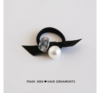 Faux Pearl Hair Tie