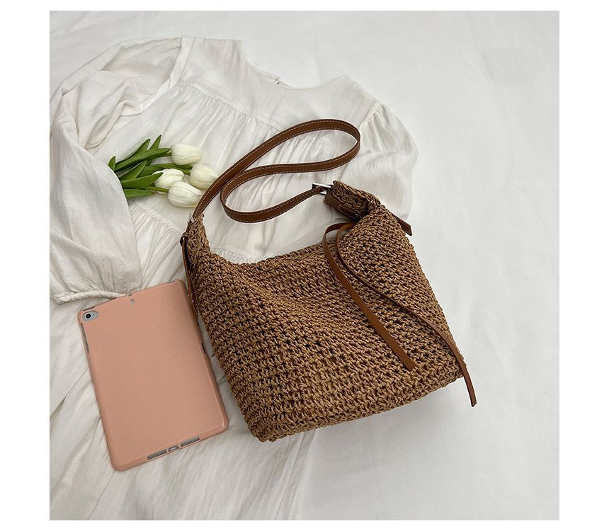 Straw Bucket Bag