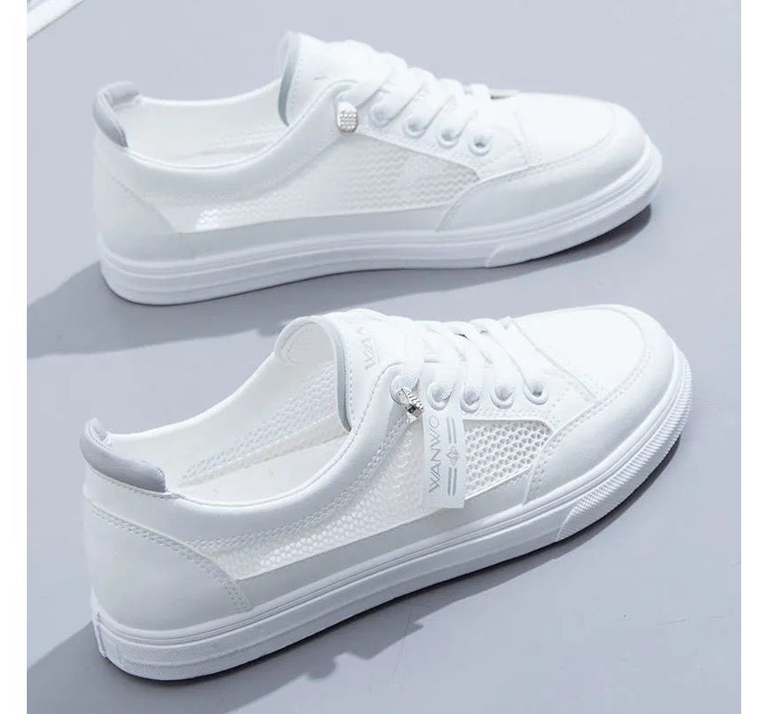 Panel Mesh Sneakers