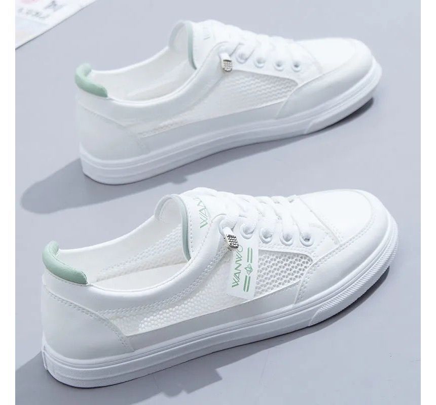 Panel Mesh Sneakers