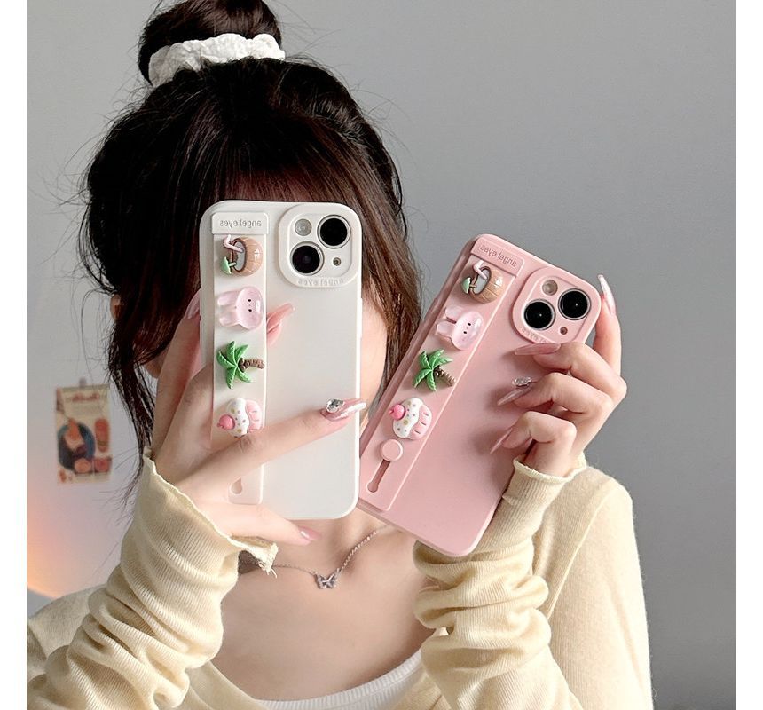 Strap Phone Hand Cartoon Case