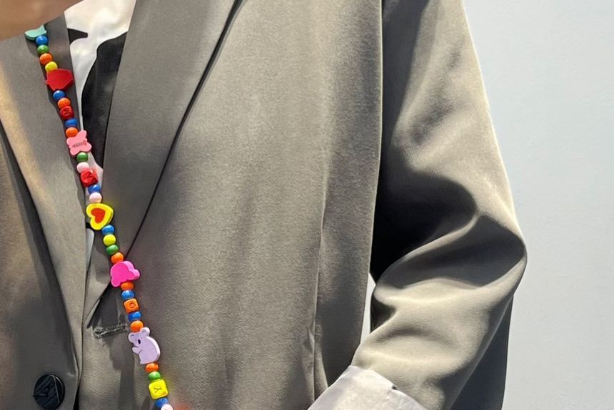 Case Plaid Flower Phone Wristband