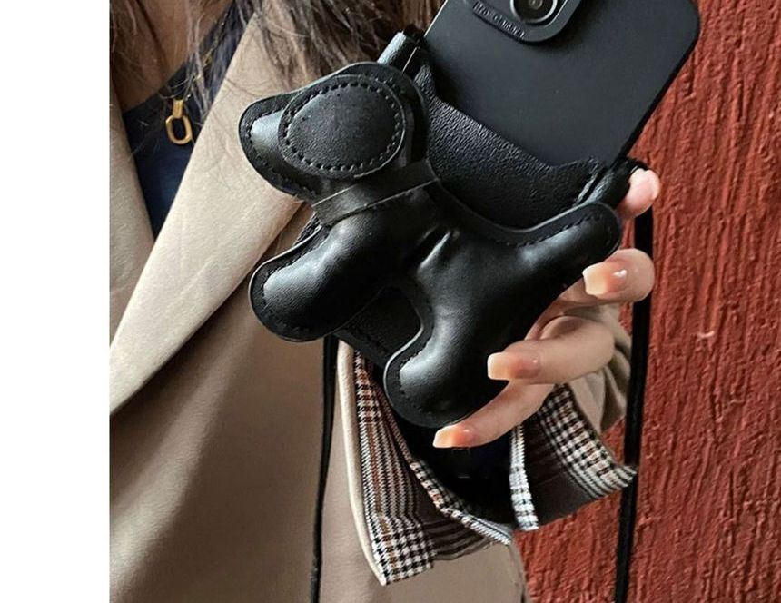 Card Case Holder Phone Dog