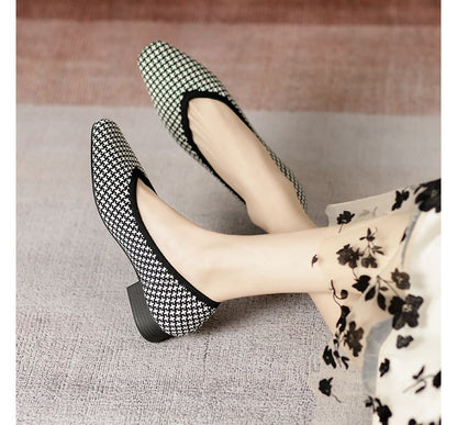 Chunky Heel Pumps