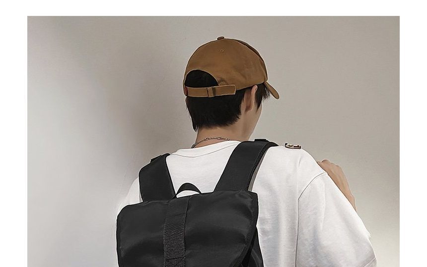 Flap Buckle Nylon Backpack