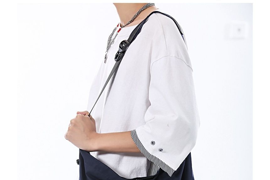 Plain Nylon Crossbody Bag