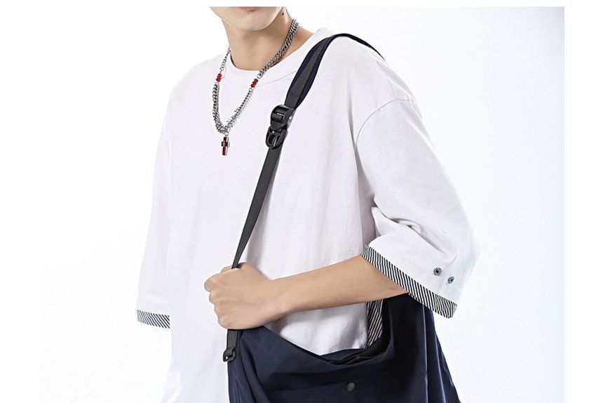 Plain Nylon Crossbody Bag