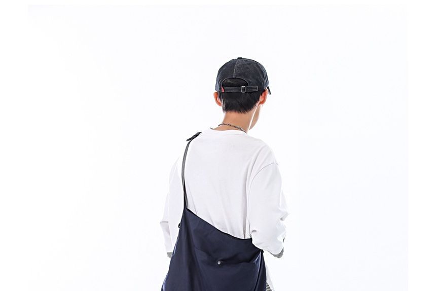 Plain Nylon Crossbody Bag