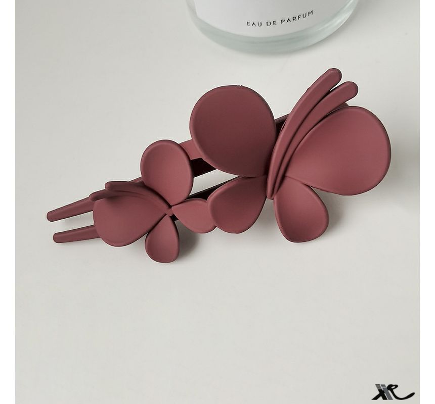 Matte Butterfly Resin Hair Clip