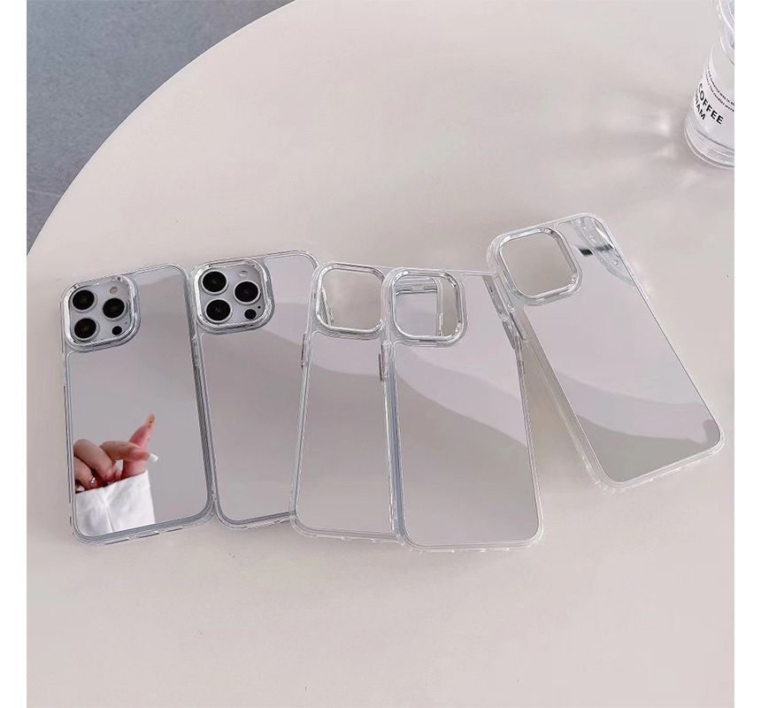 Mirrored Phone Case - iPhone 14 Pro Max / 14 Pro / 14 Max / 14 / 13 Pro Max / 13 Pro / 13 / 13 mini / 12 Pro Max / 12 Pro / 12 / 12 mini / 11 Pro Max / 11 Pro / 11 / SE / XS Max / XS / XR / X / 8 / 8 Plus / 7 / 7 Plus