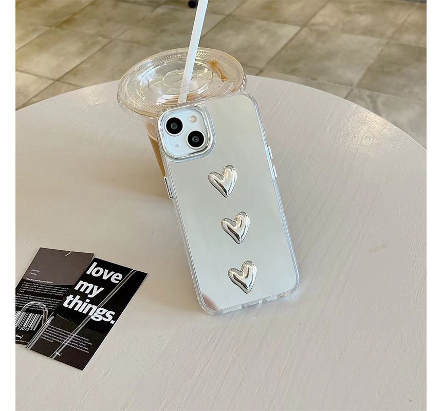 Mirrored Phone Heart Case