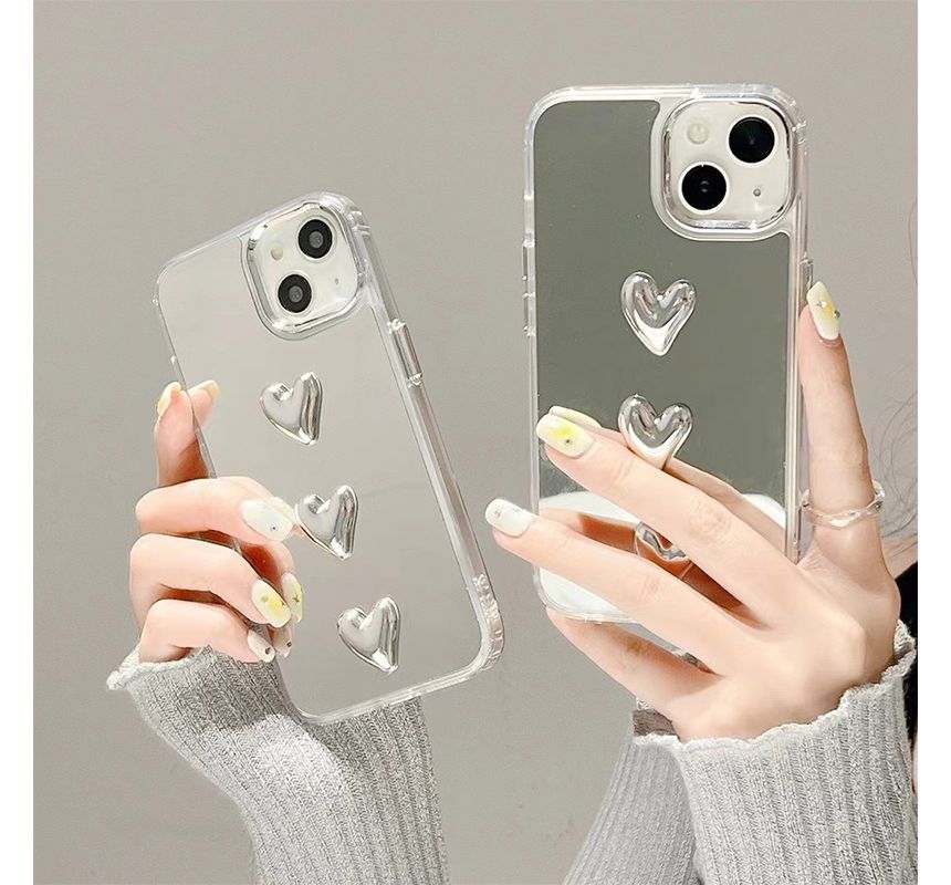 Mirrored Phone Heart Case