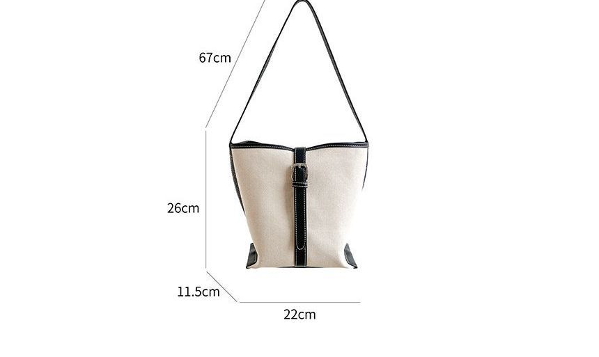 Buckled Bucket Bag