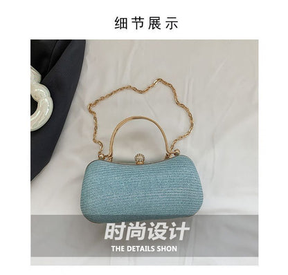 Chain Strap Glitter Evening Bag