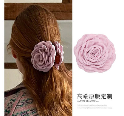 Floral Fabric Hair Clamp (various designs)