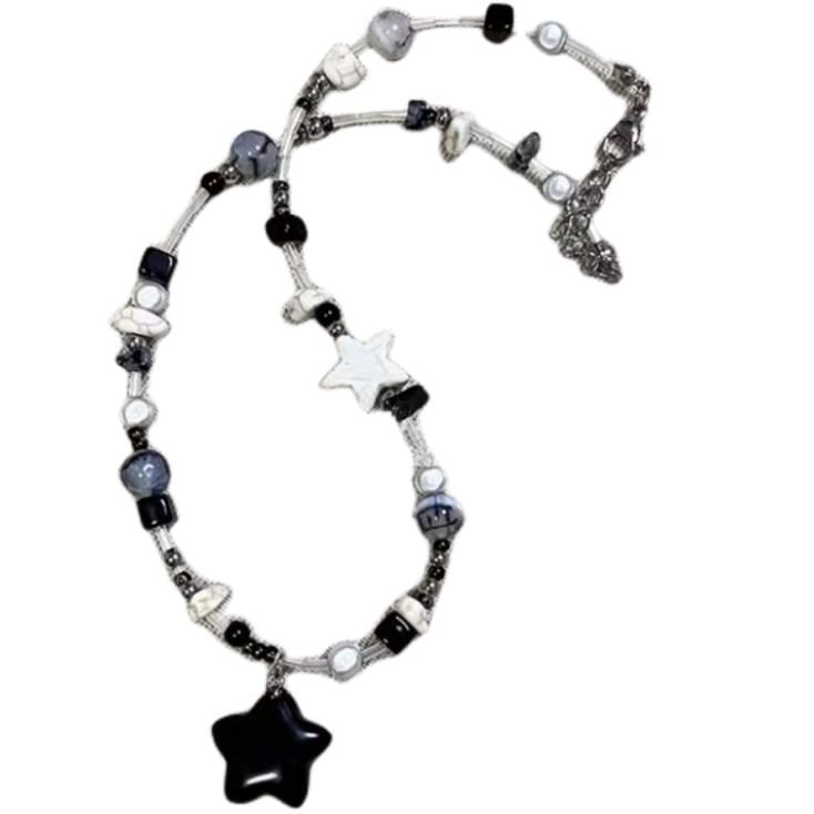 Necklace Star Beaded Pendant
