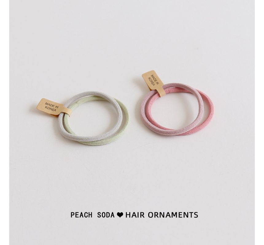 Set of 2: Plain Hair Tie