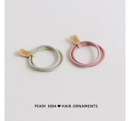 Set of 2: Plain Hair Tie