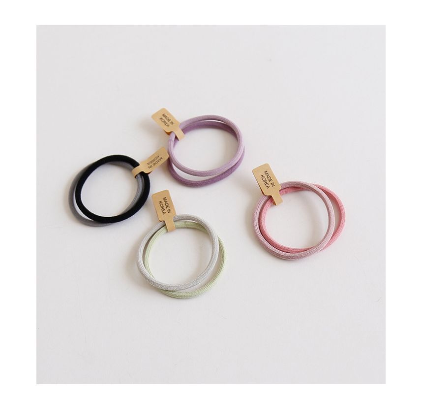 Set of 2: Plain Hair Tie