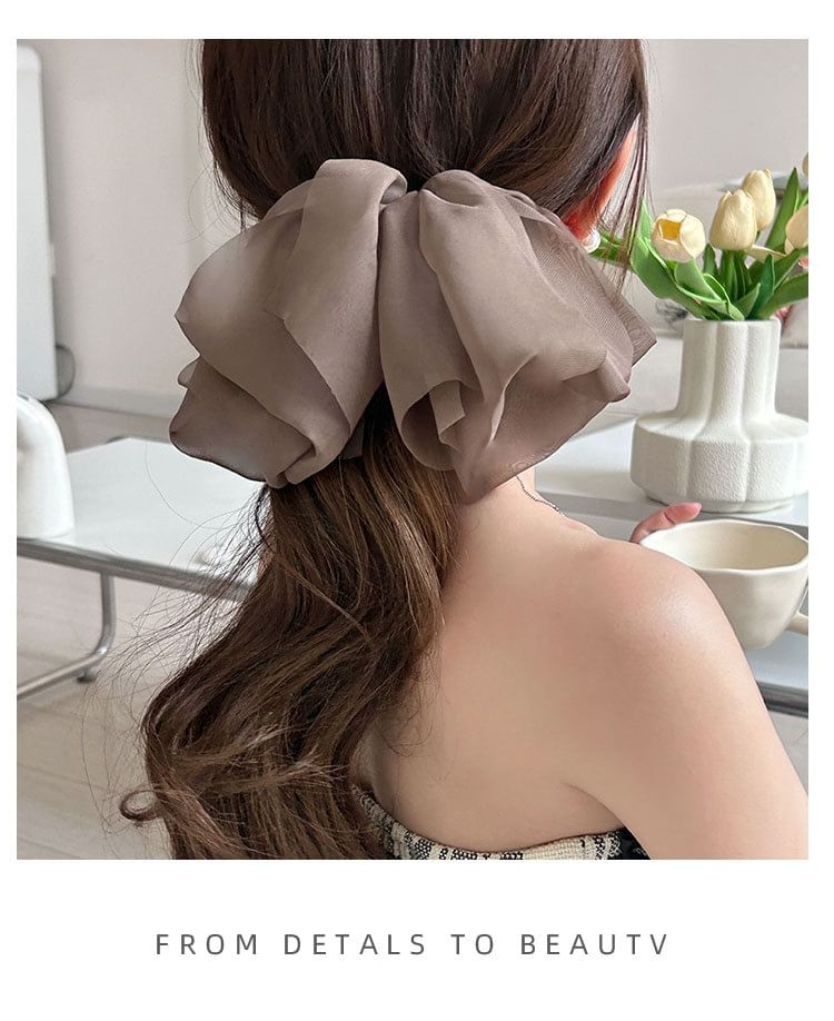 Plain Mesh Hair Clip