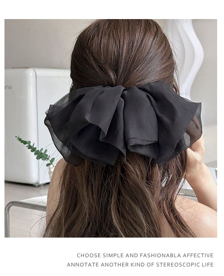 Plain Mesh Hair Clip