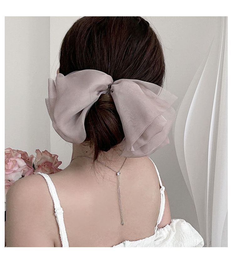 Plain Mesh Hair Clip