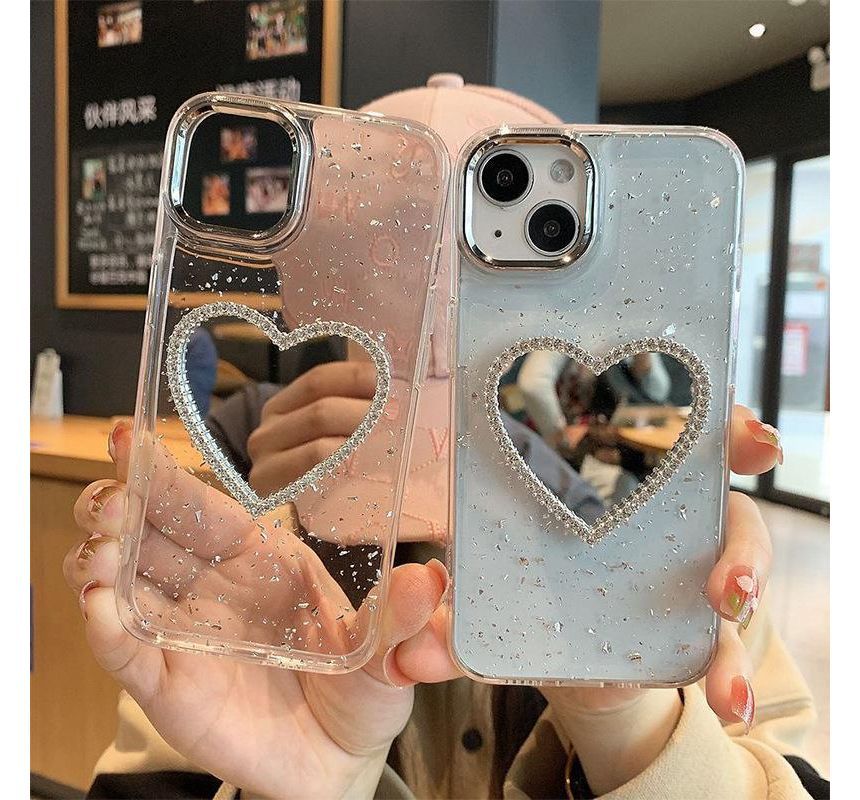 Mirrored Heart Phone Case