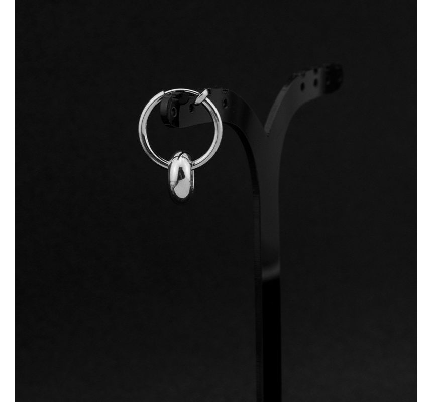 Polished Stainless Steel Hoop Earring (various designs)