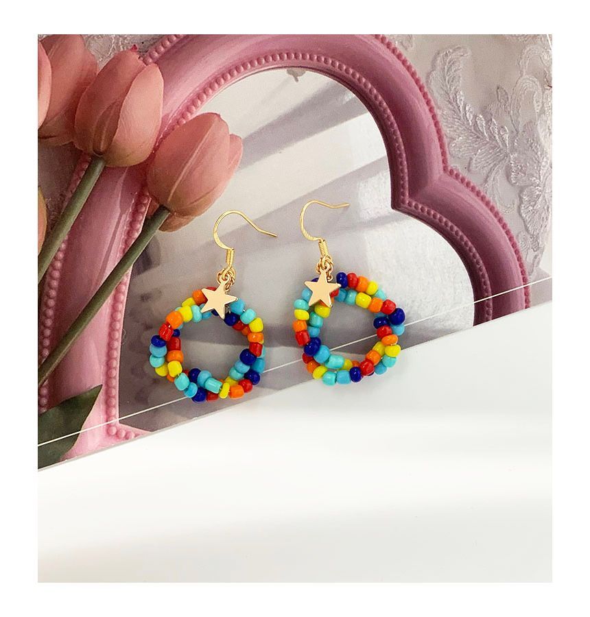 Bead Dangle Alloy Earring
