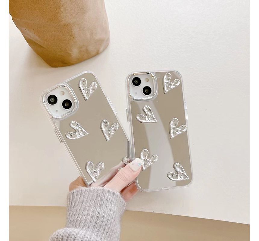 Heart Phone Mirrored Case