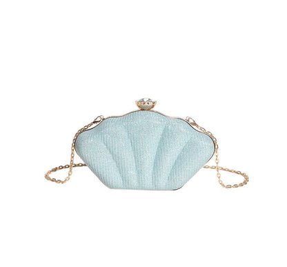 Glitter Shell Evening Bag